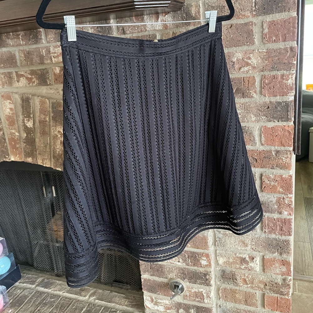 J crew black A line skirt